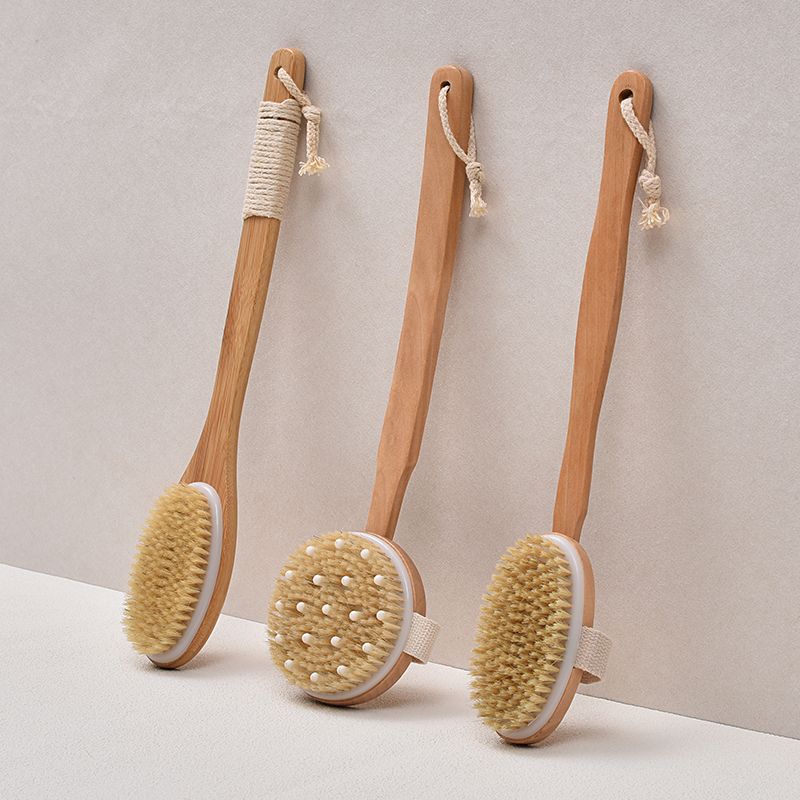 Boar Bristle Bath Body Brush