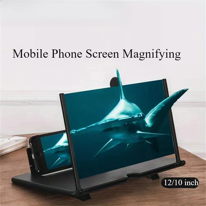 With the magnifier